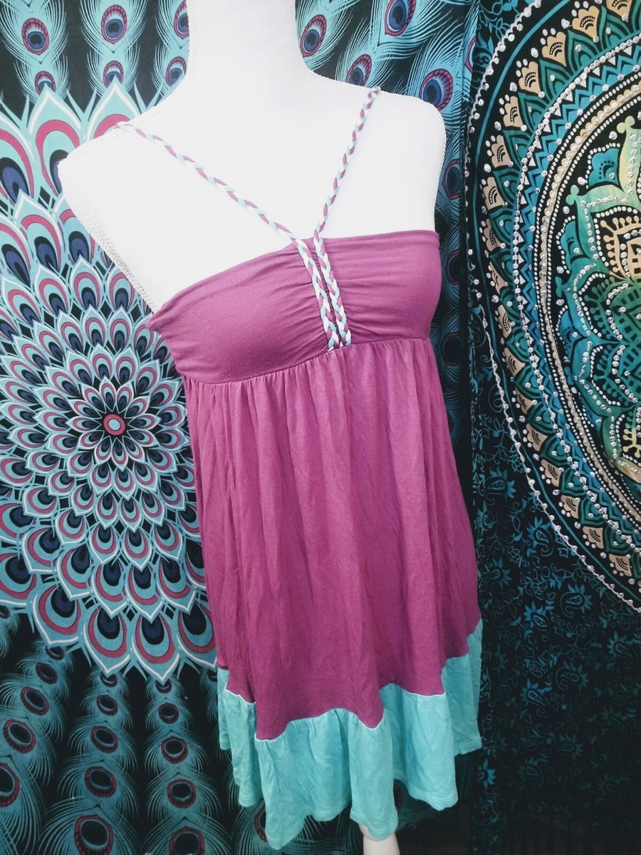 Epic Threads' Colorful Sleeveless Babydoll Dress- NWOT