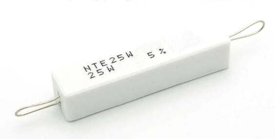 NTE Electronics 10W1D2 Resistor - 10 Watt Cermet Wirewound Flameproof 1.2 Ohm 4 thumbnail image