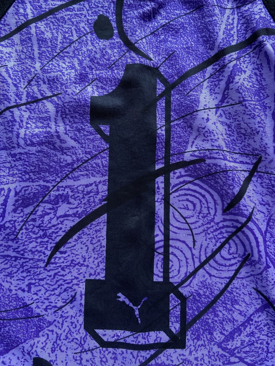 PUMA 90s GOALKEEPER FOOTBALL SHIRT SOCCER JERSEY LONG SLEEVE sz M