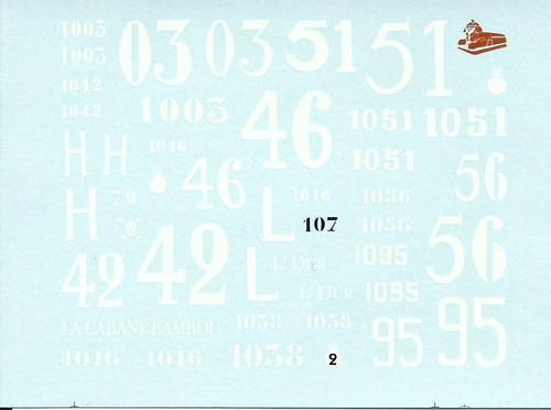 decal Blitz 35dec002 : char Renault D1 France 1940 au 1/35 - Photo 2/3