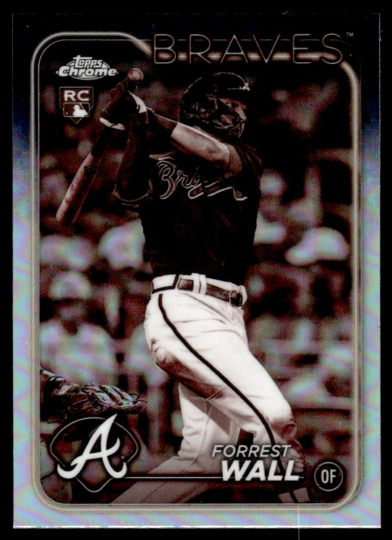 2024 Topps Chrome Sepia Refractor Forrest Wall Rookie Atlanta