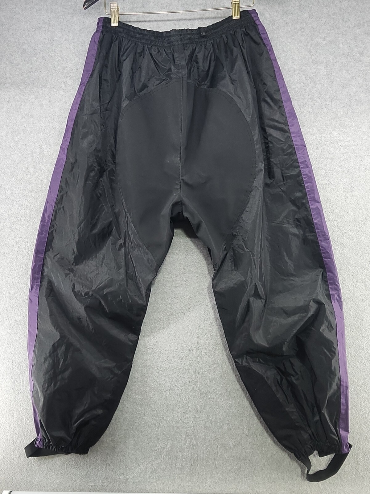 Xelement Men's XL Motorcycle Nylon Pants Black Purple Protective Riding Gear eBay