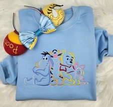 Winnie The Pooh  Friends Embroidered Sweatshirt
