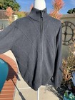 Oscar De La Renta Mens Long Sleeve Full Zip Up Sweater Size M — photo 2