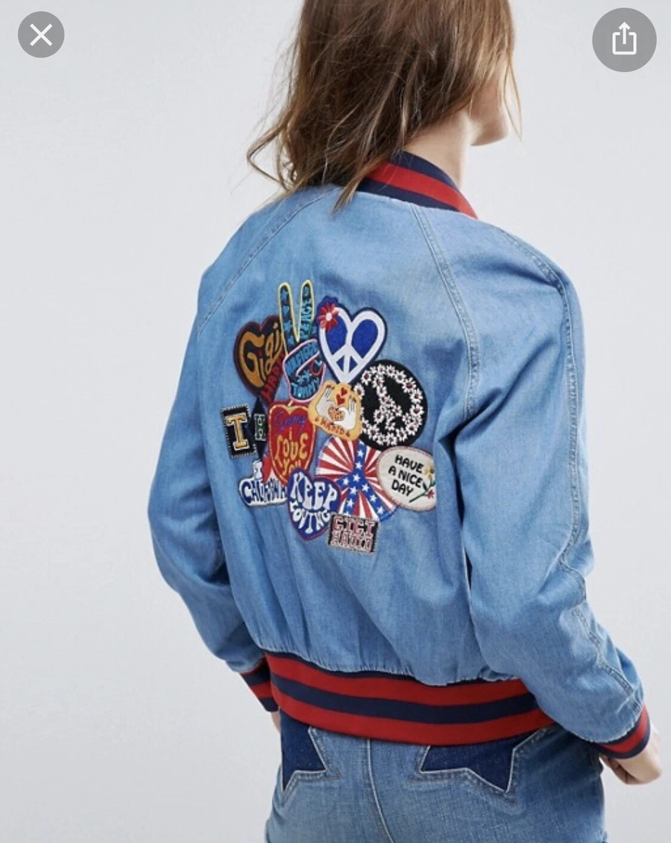 Gigi hadid best sale bomber jacket tommy