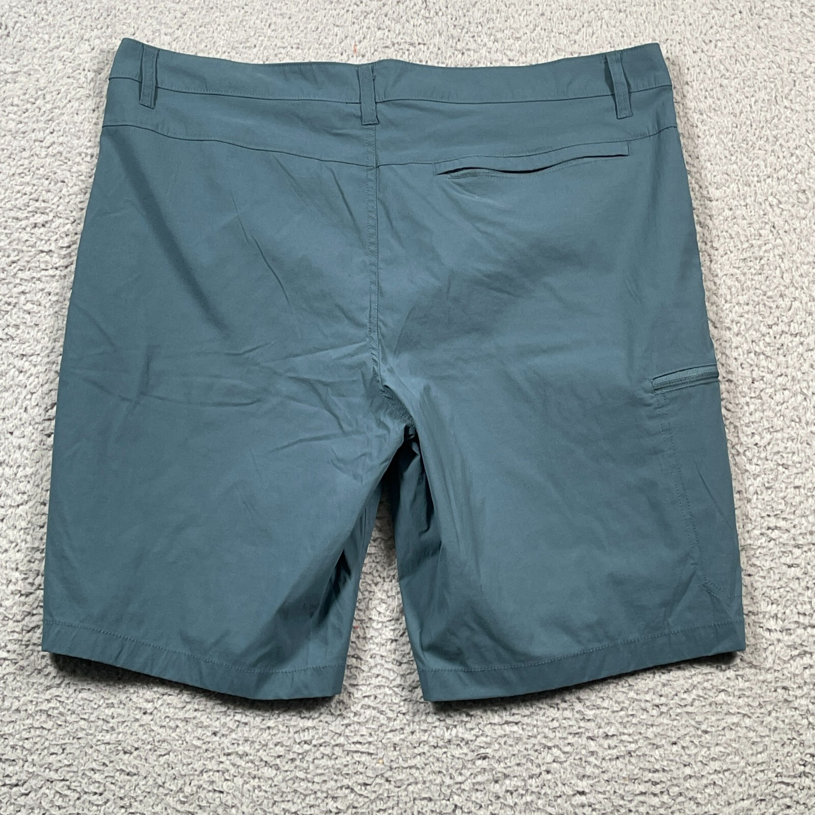 Weatherproof Vintage Men's Shorts Blue 36 Slash Pockets Flat Front