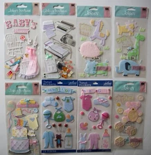Jolee's Stickers, Baby Theme, Delivery, Baby's Room & More, You Pick, some Rare!