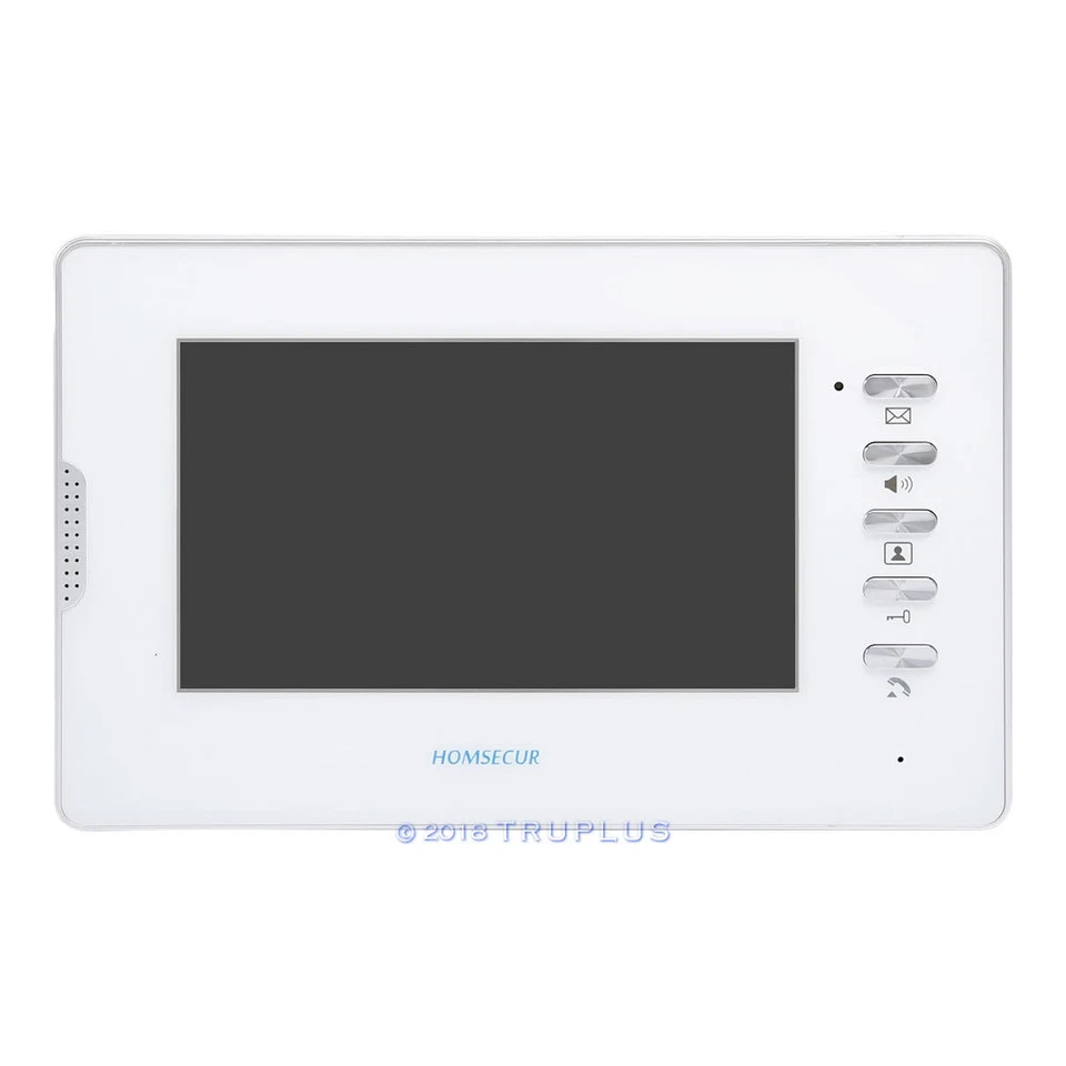 4-Flat Door Entry Intercom System with HD Camera & IR NightVision & Lock Release - Image 4 of 4