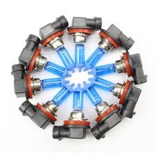 10 x H8 8500K 12V 35W Xenon Look Optik Halogen Birnen Lampen White Techline