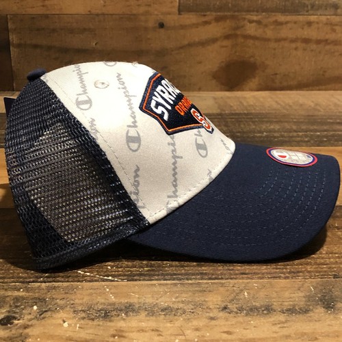 Syracuse Orange Hat Snapback Cap Mens Blue Champion NCAA Football Casual - NWT - Picture 3 of 12