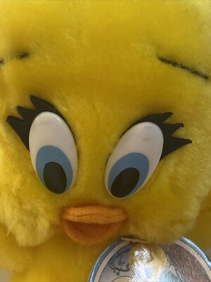 24K SPECIAL EFFECTS TWEETY BIRD 1993 PLUSH STUFFED ANIMAL WARNER