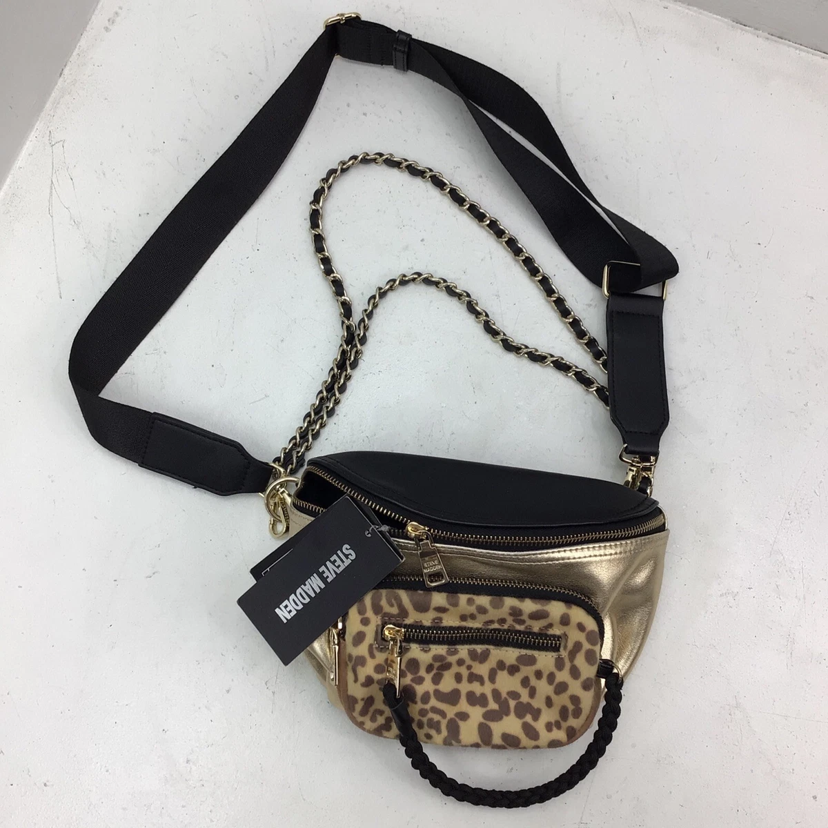 Steve madden leopard fanny clearance pack