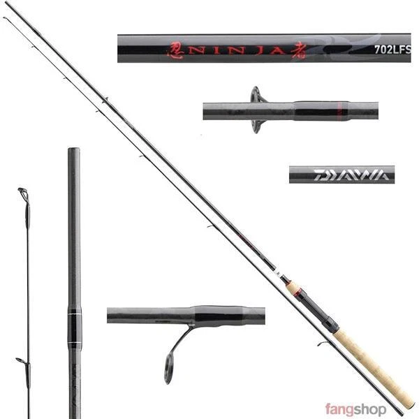 Daiwa NINJA X UL SPIN JIGGERSPIN 2-teilige Spinnrute Forelle Hecht Barsch Zander