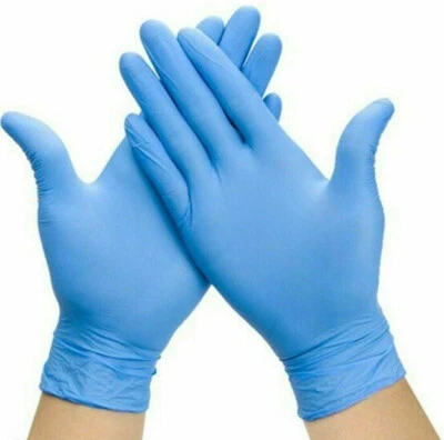 GEN-X 100 DISPOSABLE NITRILE GLOVES POWDER LATEX FREE BLUE Medical S/M/L/XL 1000 2000