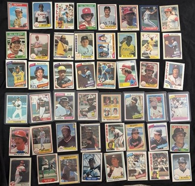 Baseball Card Lot(48) Murray Rc Morris Rc Rose Schmidt Bench Seaver