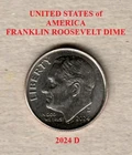2024 D Roosevelt: 10¢ Dime - Lower Mintage Date - Actual Coin Shown **FREE S&H**