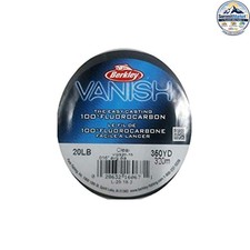 Fluorocarbon Fishing Line 8 Pounds 250yd Clear 100 8lb 3.6kg 0.010in