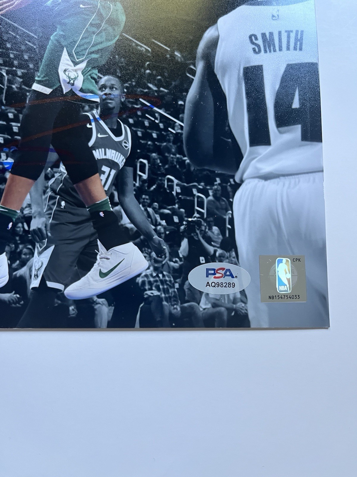 Giannis Antetokounmpo Signed Autographed 8x10 Photo PSA COA PHOTOFILE BUCKS view 2