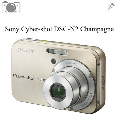 Sony Cyber-shot DSC-N2 Digital Camera 10.1MP 3x Optical Tripod Thread Champagne