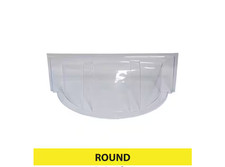 Window Well Cover Round Bubble, Economy 39 in. W x 17 in. D x 15 in. H, 1 Pack