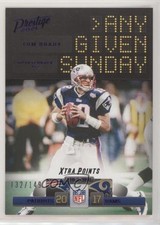 2021 Panini Prestige Any Given Sunday Xtra Points Purple 132/149 Tom Brady 0kb0