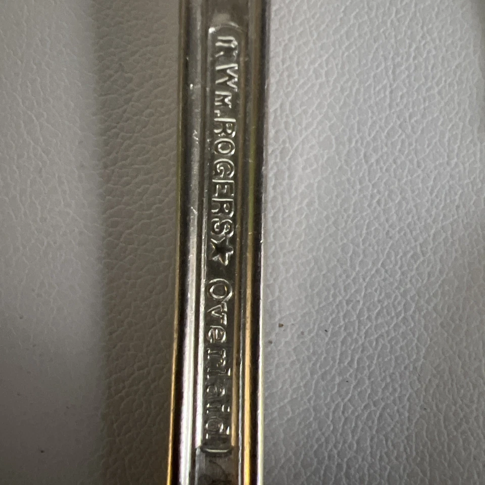 6-WM Rogers 1940 Patrón TREASURE Plateado Cubiertos Parrilla Horquillas 7-1/2" Foto 4 de 4