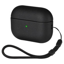 For AirPods 4 /3/2/AirPods Pro3 Leather Texture Full-Body Protective Case Rope