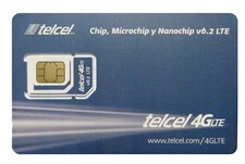 Telcel Mexico Prepaid Basic SIM Card Universal - Reliable Easy Activation