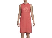 Adidas Women  s SID Logo Sleeveless Mesh Dress Small NEW. 1326