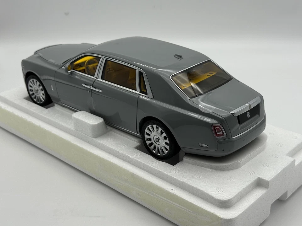 Rolls Royce Phantom VIII 1/18 en gris Burnout piezas de apertura completa BO1 Foto 3 de 4
