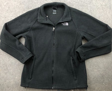 The North Face Pullover Womens Large Black Fleece Long Sleeve 1/4 Zip Hiking a6