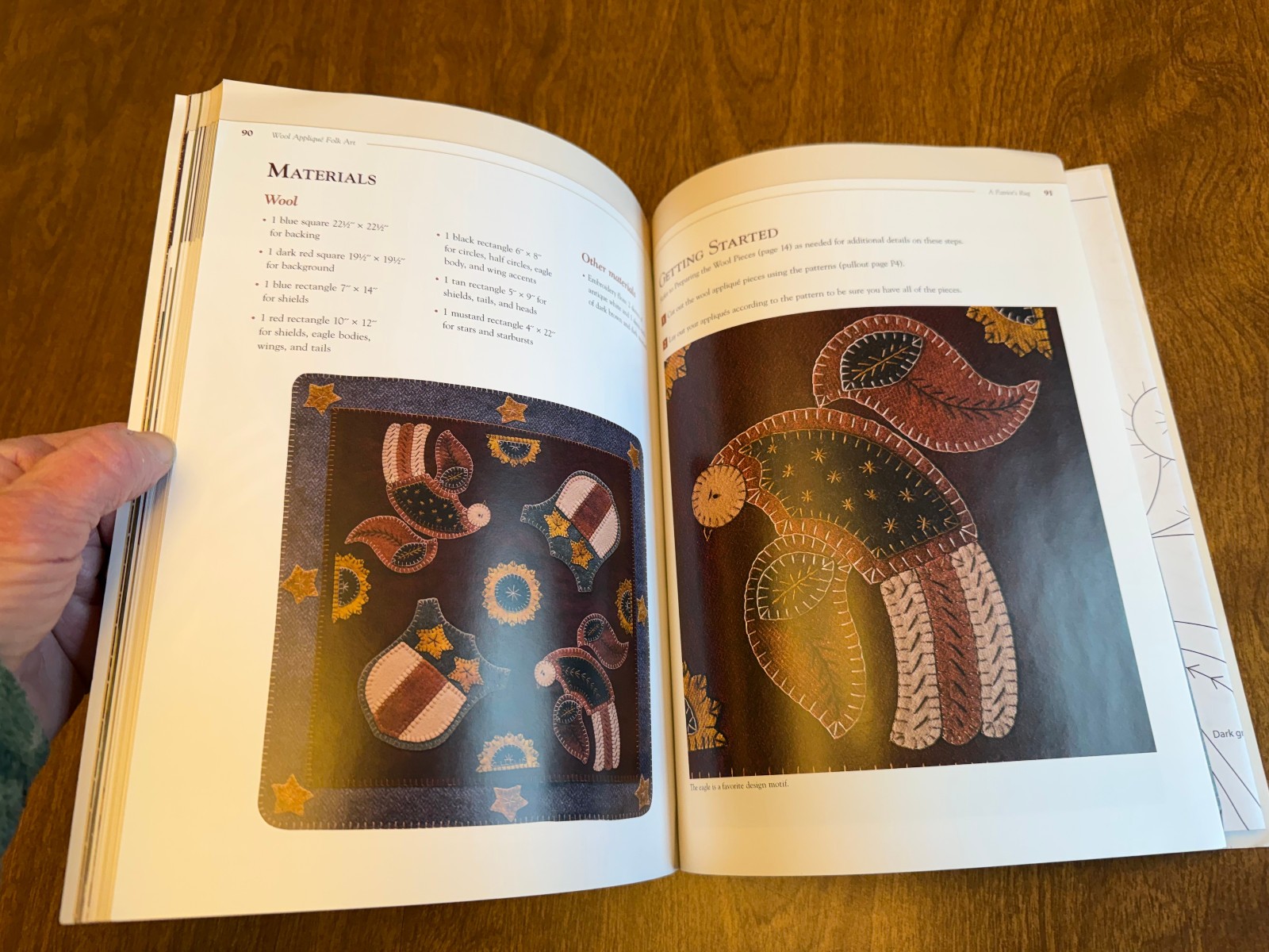 Wool Applique Folk Art: 14 Wool Felt Applique Projects w/Patterns 2015