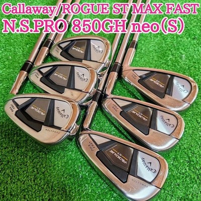 Callaway ROGUE ST MAX FAST Eisen #6-9,Pw,Aw(6Schläger)/NSPRO 850GH...