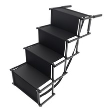 4 Step Pet Stairs for High Profile Vehicles SUV Truck  Indoor Furniture Access