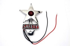 V-twin 48-1618 Safety Star License Plate Topper With Led Lamp