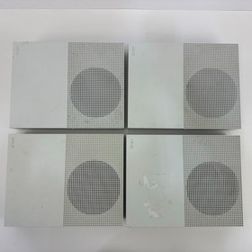 Lot of 4 Broken Microsoft Xbox One S Consoles As-Is for Parts/Repair