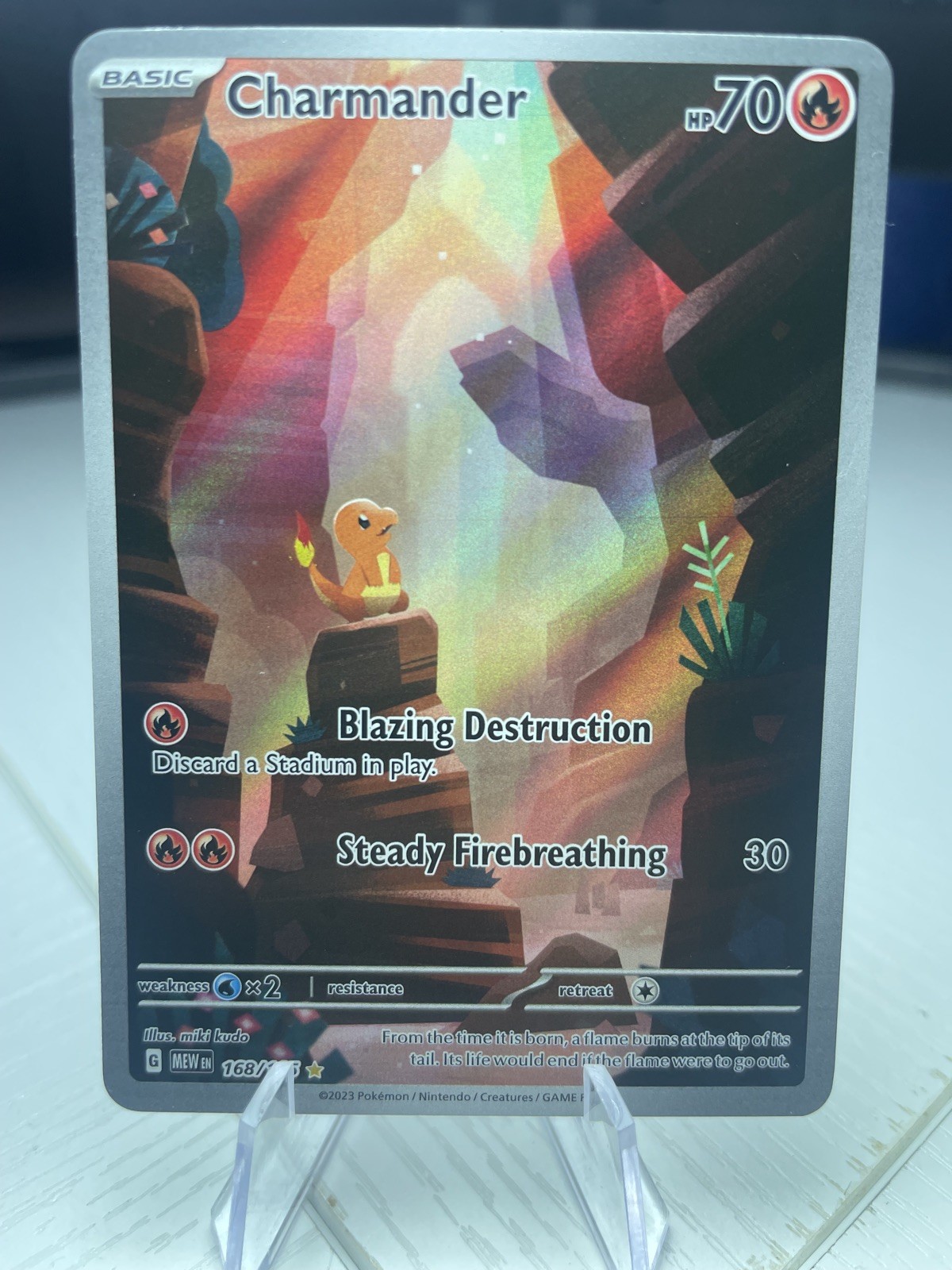 Pokemon Card - Charmander Scarlet & Violet 151 168/165 Pokemon Card TCG NM