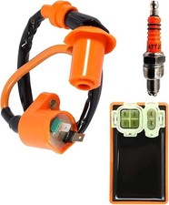 6 Pins AC CDI Box Ignition Coil Spark Plug for 150cc 125cc 50cc Scooter Mope