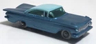 MATCHBOX LESNEY CHEVROLET IMPALA BLUE #57 NICE SHAPE
