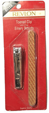 Vintage Revlon Toenail Clip with 5 Emery Boar...