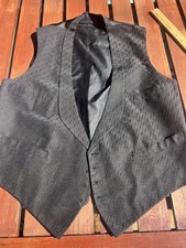 antique waistcoat Silk vest vintage Historical Cosplay Steampunk Men s M Brocade