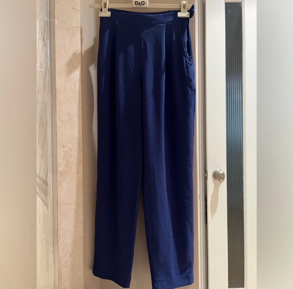 American Apparel Royal blue pants made in USA.RARE Size S - Image 2 of 4