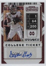2020 Contenders Draft Picks Building Blocks Ticket /10 Stephen Guidry Auto lz7