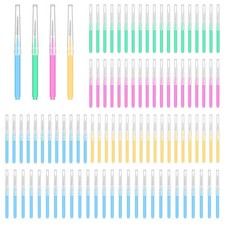 100PCS Interdental Brushes Between Teeth for Braces, Flossers Brush Cleaner, ...