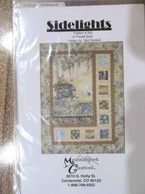 Mountainpeek Creations Pieced Quilt PATTERN Sidelights 302 Design Kari Nichols
