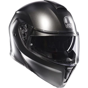 Agv Street Modular Motorcycle Touring Helmet - Mono Matt Asfalto Grey