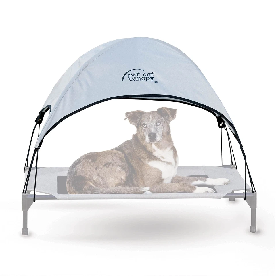 K&H PET PRODUCTS Cot Shade Canopy for Elevated Outside Dog Beds, Sun Umbrella - Image 2 of 4