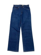 Vintage 80s Levi's 509 Straight Leg Jeans Men 30 X 30 Dark Blue Denim Orange Tab