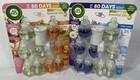 Air Wick Essential Oils Air Fresheners (2) Warmers + 18 Refills (4) Fragrances