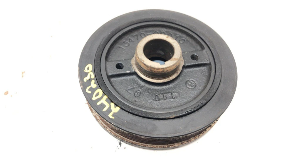 Toyota Corolla 1998-2008 equilibrador armónico polea del cigüeñal con perno OEM Foto 3 de 4